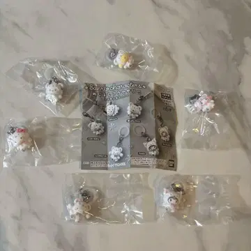 산리오 복슬복슬 스노우 메지루시 액세서리 컴프