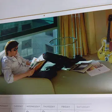 하마다 쇼고 2014년 달력 미사용 새상품 벽걸이