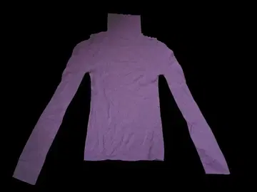 차코트 노쏘잉 니트 퍼플 긴팔