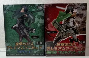 진격의 거인 프리미엄 피규어 리바이 & 미카사