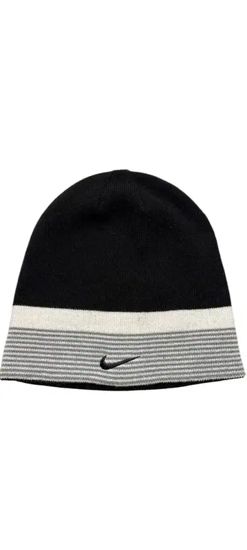 Y2K 90s Nike 니트 모자 스트라이프 디자인