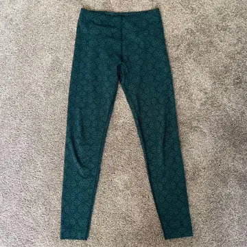 몽벨 다크 그린 패턴 레깅스 L 사이즈