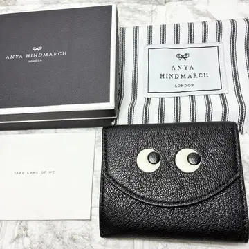 컨디션 최상 ANYA HINDMARCH 아이즈 미니 트라이폴드 지갑