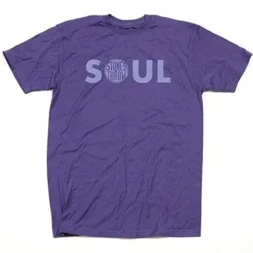 STONES THROW SOUL 티셔츠 퍼플 S 미개봉 새상품
