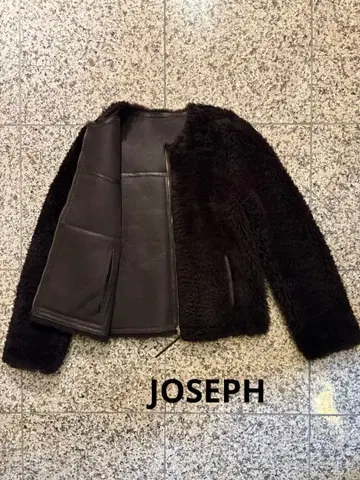 JOSEPH 무스탕 자켓 리버서블 보아 노카라 [ 컨디션 최상 ]