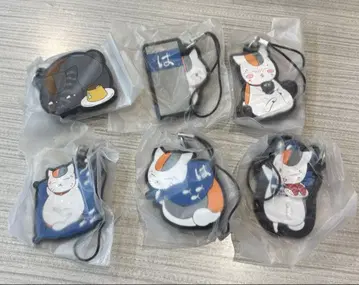 하마즈시 나츠메 우인장 러버 스트랩 냥코센세 컴플리트 세트