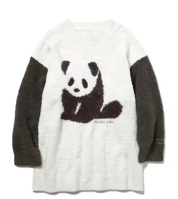 새상품 gelato pique 팬더 자카드 풀오버 룸웨어