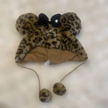 디즈니 팬캡 미니 레오파드 무늬