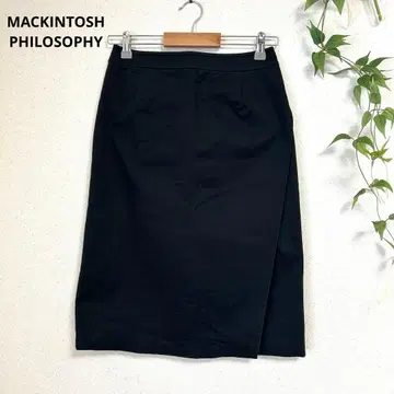 [ 삼양상회 ] 매킨토시 철학 랩 스커트 36 블랙