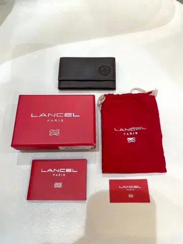 란셀 Lancel 지갑 코인 케이스