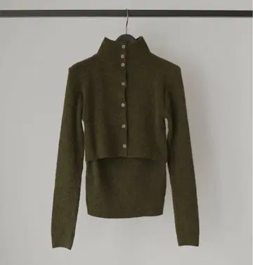 [ hellam ] 레이어드 스타일 디자인 니트 풀오버