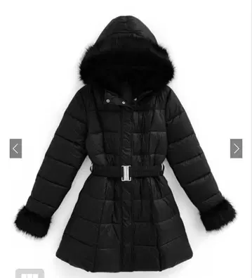 그레일 GRL 벨트 퍼 A라인 다운 코트 [kd79] 여성용 아우터