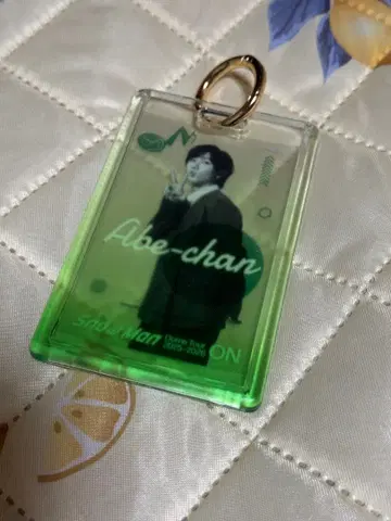 Snow Man 아베 료헤이 클리어 스티커 ON 키링 2