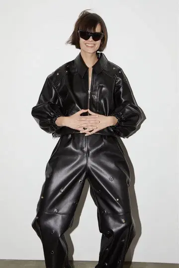 PRANK PROJECT 스터드 블루종 블랙