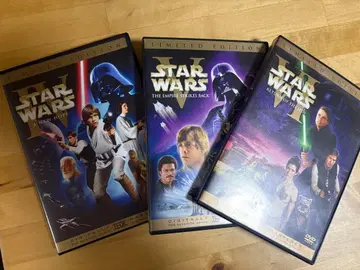 [중고] 스타 워즈 리미티드 에디션 DVD 3매 세트