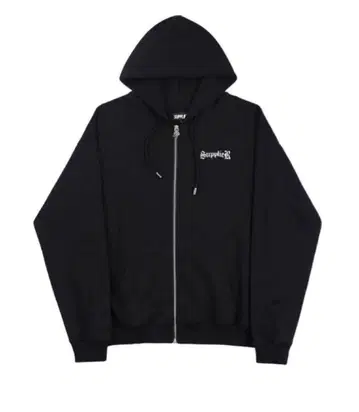 SUPPLIER 지퍼 후드티
