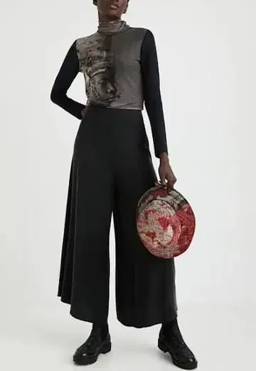 Desigual 데시구알 프린트 메쉬 상의 XL