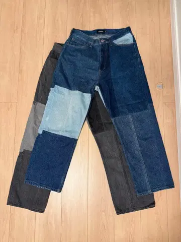 XLARGE 패치워크 데님 팬츠 34