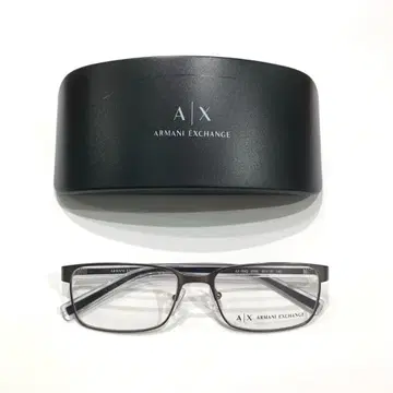 아르마니 익스체인지 블랙 안경 케이스 포함