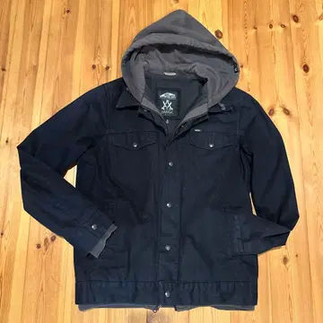 VANS 후드 부착 블랙 아우터