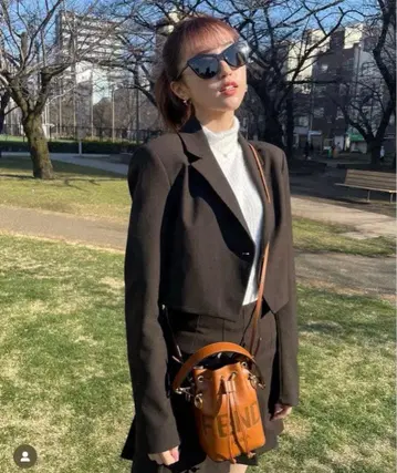 ZARA 나카마치 아야 착용 플리츠 스커트