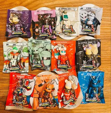 건담 베어브릭 피규어 세트 12개