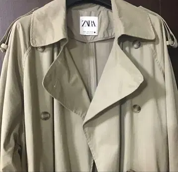 ZARA 베이지 트렌치코트 S