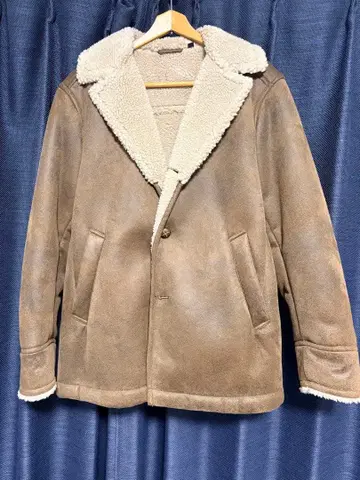 브라운 플리스 자켓 보아 자켓