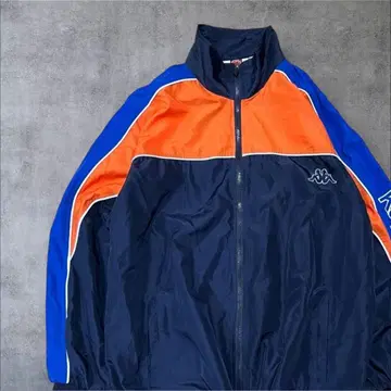 90s Kappa 나일론 자켓 L 원포인트 드로 코드
