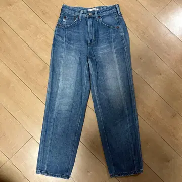 SOMETHING 스트레이트 데님 팬츠 블루