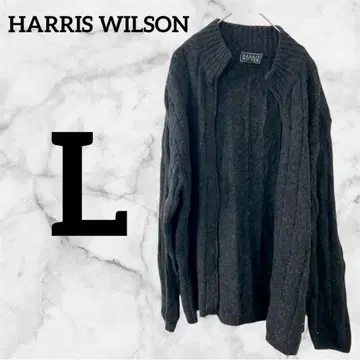 겨울 상품 HARRIS WILSON [ L ] 다크 그레이 가디건