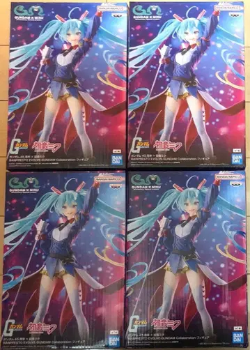 건담 x 하츠네 미쿠 EVOLVE 건담 컬렉션 4체 세트