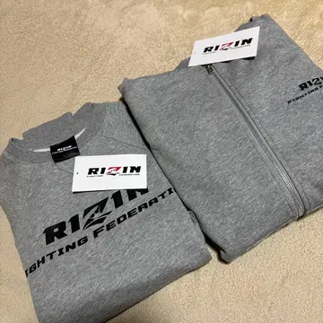 RIZIN 후드티 맨투맨 2종 세트 XL 미사용 네고 불가