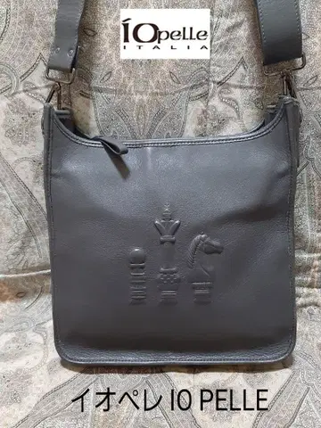 IO PELLE 천연 가죽/사선 숄더백/ear PAPILLONNER