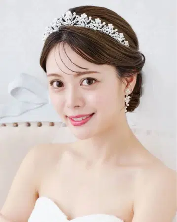 ANNAN WEDDING 가로 길이 넓은 티아라 T52
