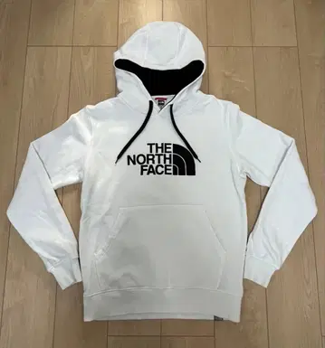 THE NORTH FACE 화이트 후드 부착 후드티 M