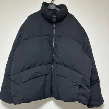 ZARA 블랙 오버 사이즈 다운 자켓 XL