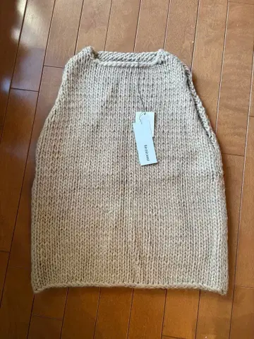 베리떼꾸르 니트 베스트 베이지