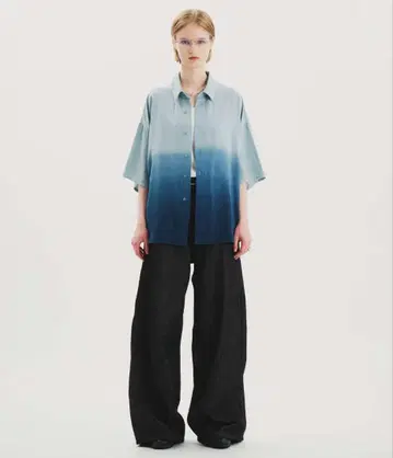 RIGID DENIM 3D CURVE BAGGY PANTS S