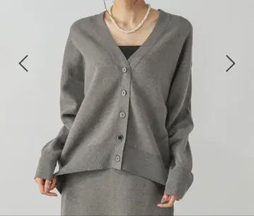 GLOBAL WORK 맨투맨 라이크 V넥 가디건