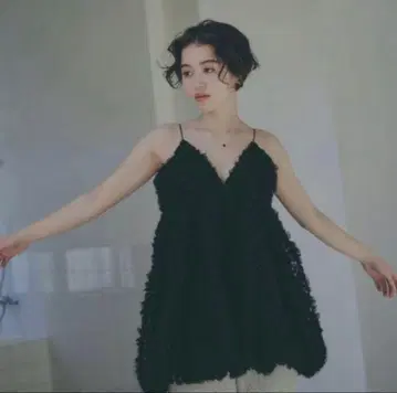 NOTREemor 튤 미니 드레스 블랙