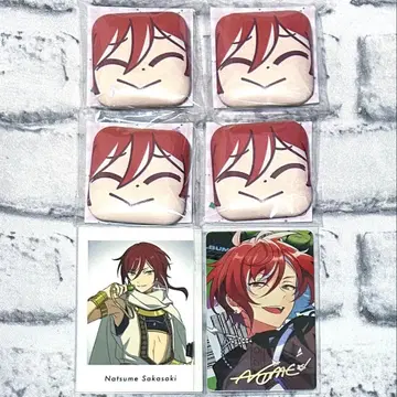 앙스타 부쿠스타 부쿠부 모에가오 캔뱃지 여정 카드 사카사키 나츠메