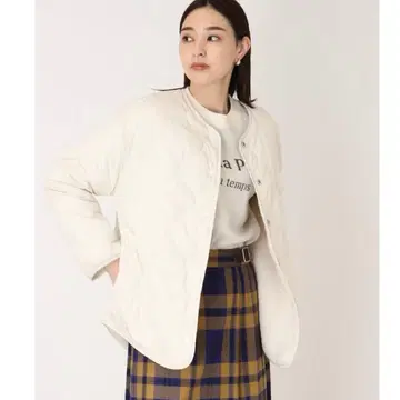 THE SHOP TK 리버서블 보아 x 퀼팅 노카라