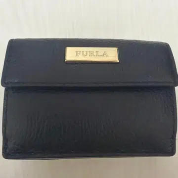 FURLA 3단 폴더형 지갑 블랙