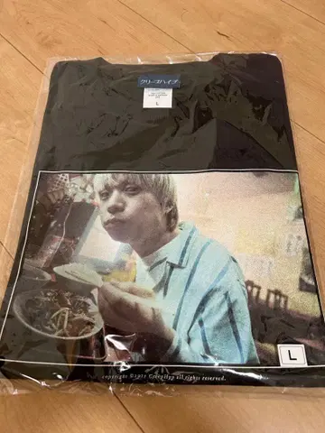 오자키 세카이칸 사진 T셔츠 (블랙) L 사이즈 미개봉