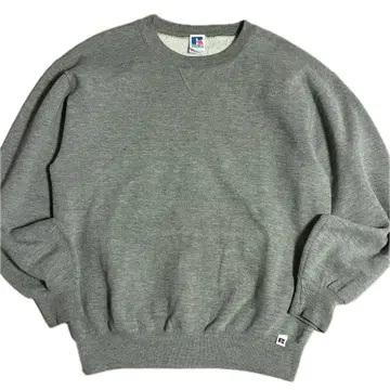 90s USA제 러셀 애슬레틱 앞 V 빈티지 맨투맨 무지