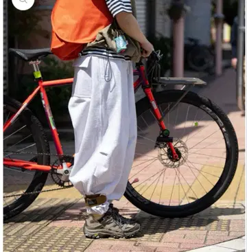 haversack 하이 게이지 쭈리 트랙 팬츠 스웨트 팬츠 m51