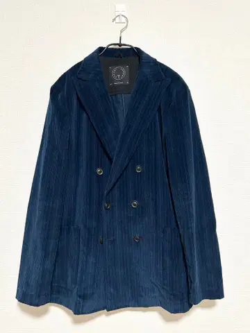 T-JACKET 스트레치 코듀로이 더블 브레스트 테일러드 자켓