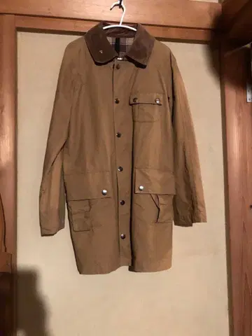 브라운 미디 기장 자켓 코듀로이 옷깃