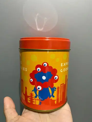 EXPO COOKIES 플레인 쿠키 캔 미개봉 오사카 만박 미야쿠미야쿠